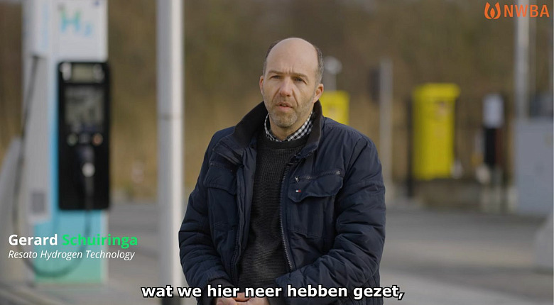 Gerard Schuiringa van Resato vertelt over het tankstation van TEAL Mobility in Deventer