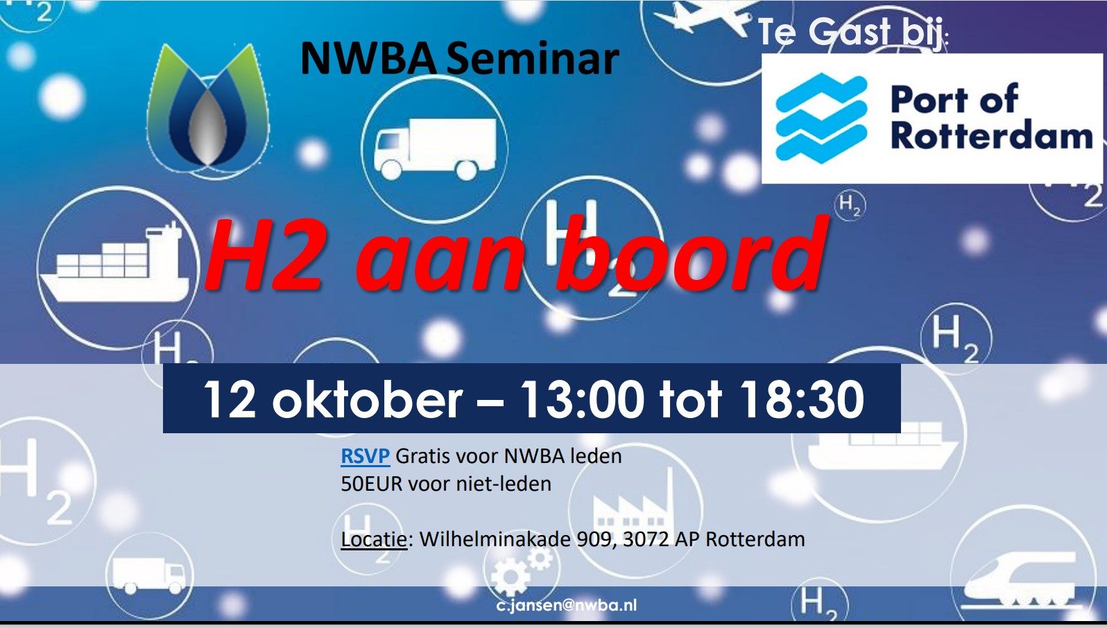 H2 aan boord