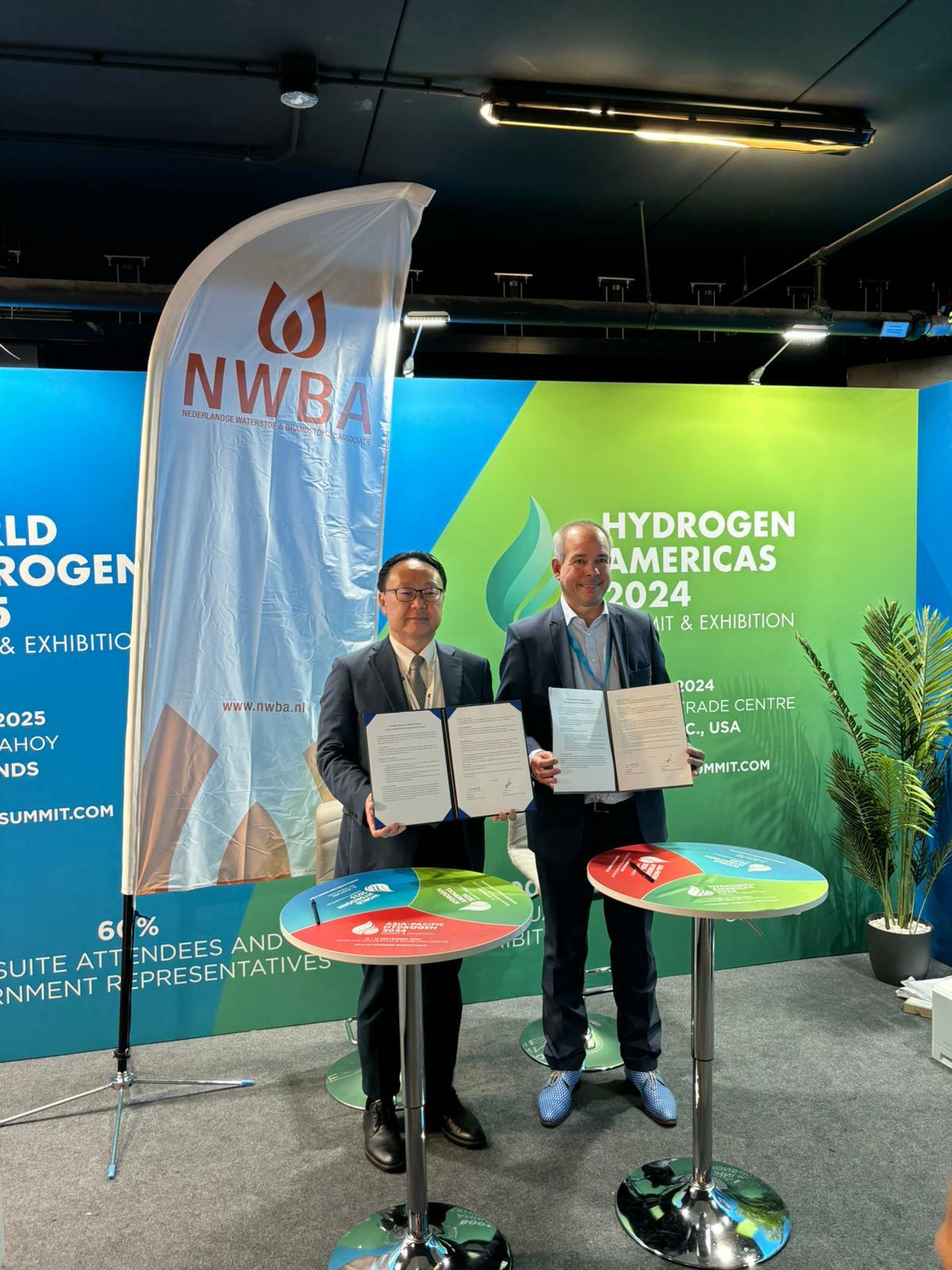 NWBA ondertekent Memorandum of Understanding tijdens World Hydrogen Summit