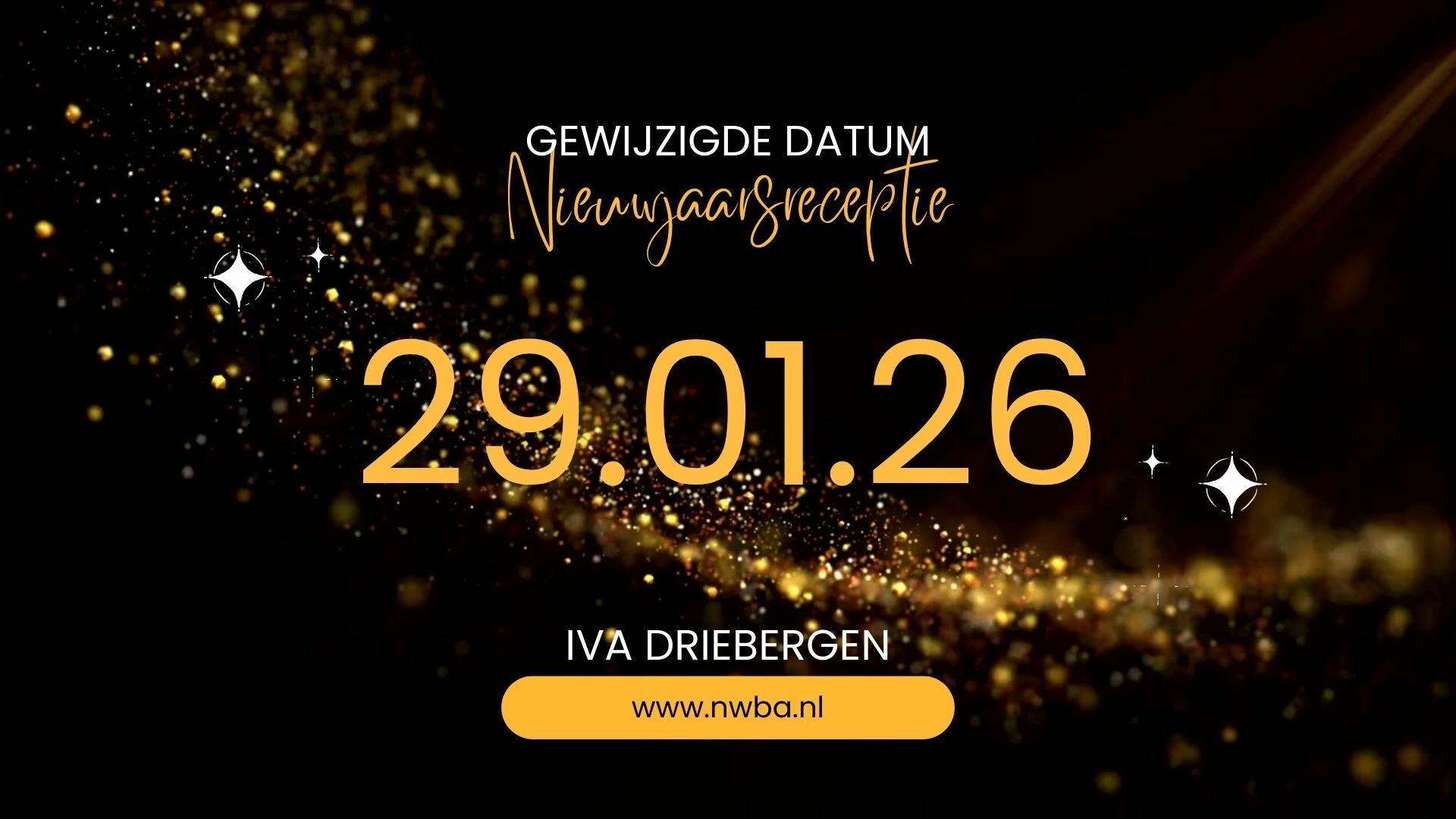 Save the Date - Nieuwjaarsreceptie