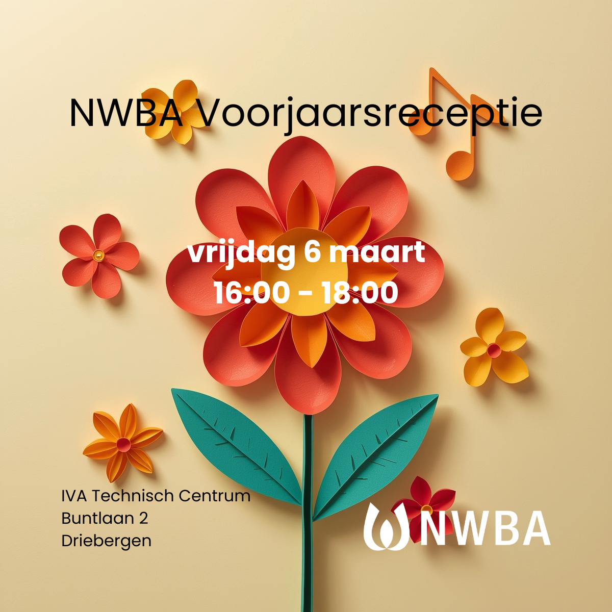 uitnodiging voorjaarsreceptie NWBA