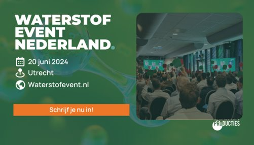 Waterstof Event Nederland - exclusieve korting